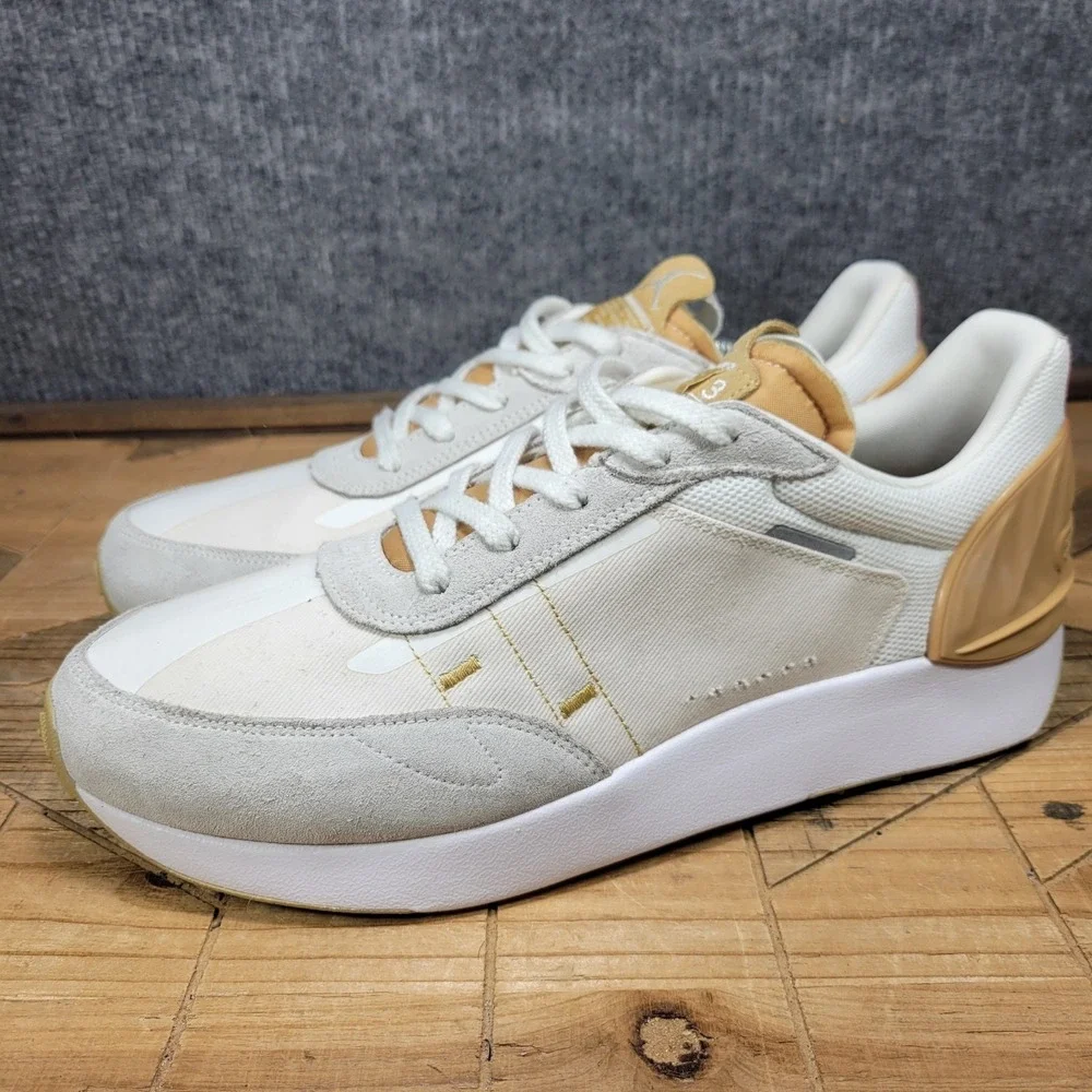 Nike Air Jordan Mens 13 Granville Pro Sail Club Gold Running Shoes DV1235-100